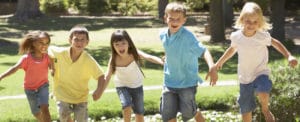 Stock Image of Kids Smiling for Pediatric Dentistry