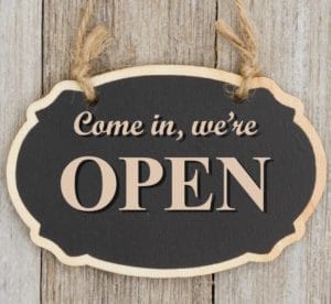Come in were open