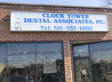 The Clock Tower Dental Sign