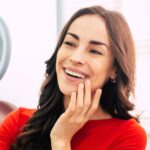 dental implants beautiful woman